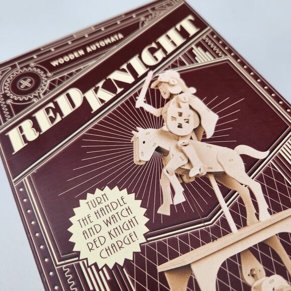 NEW Wooden Toy Knight Automatron Automata 3D Puzzle Engineering Machine STEM Gea - Picture 6 of 12